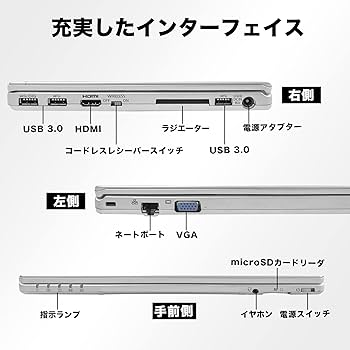 Amazon.co.jp: 【整備済み品】Panasonic windows11 初期設定済み CF