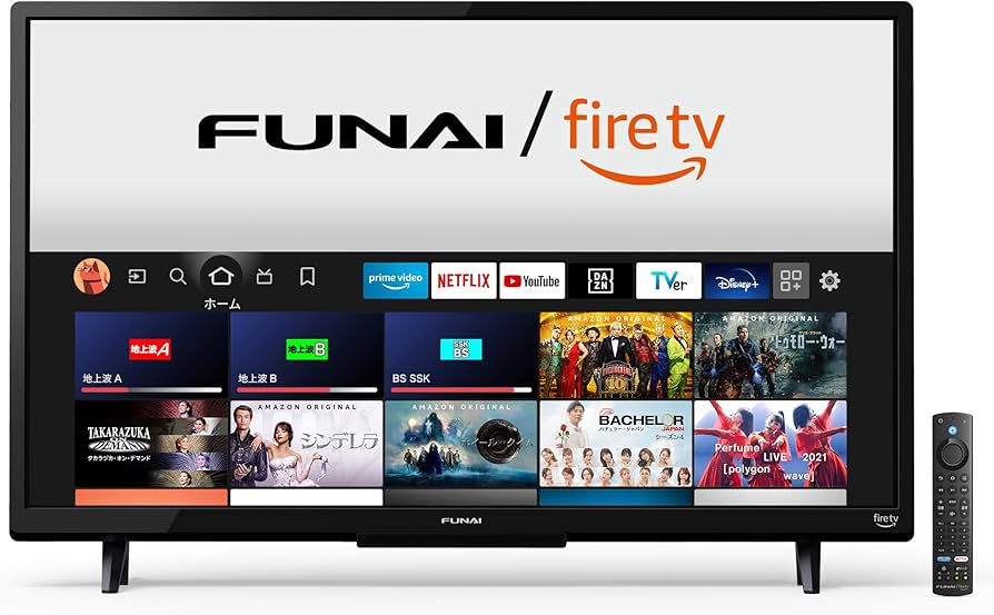 2024年製 展示品 F075 FUNAI 50型4K液晶 Fire TV 2024年製 展示品 F075