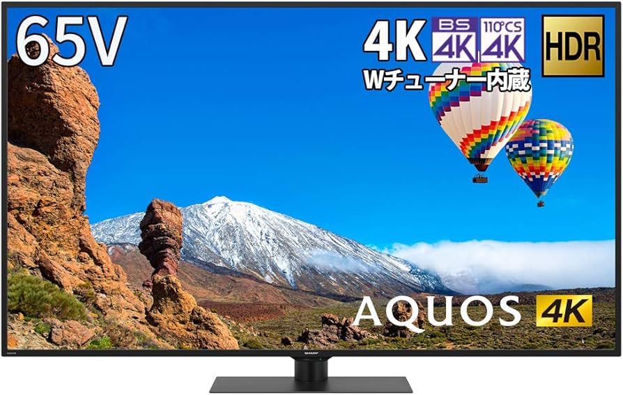 Amazon | シャープ 65V型 液晶 テレビ AQUOS 4T-C65CH1 4K チューナー