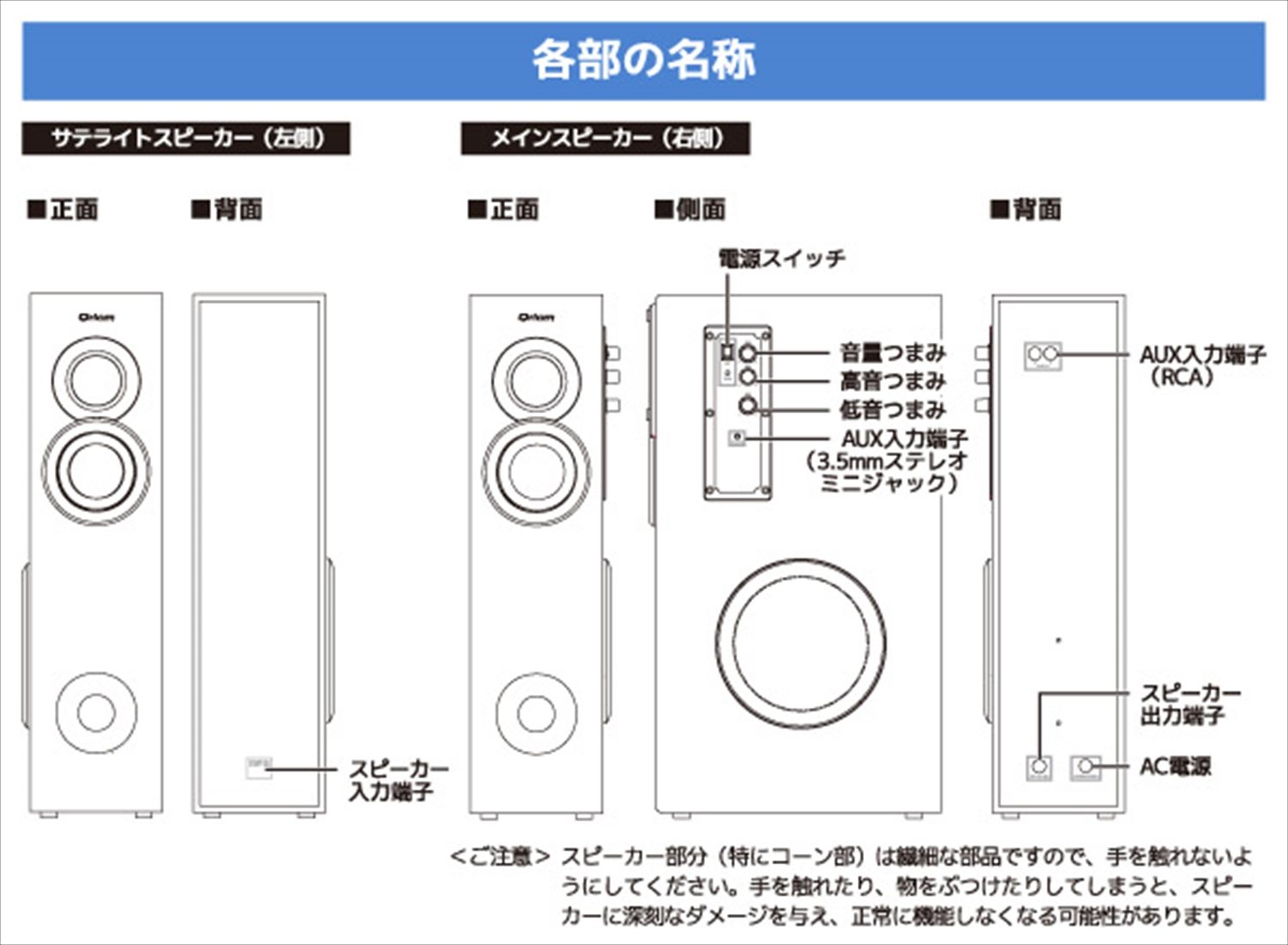 Amazon.co.jp: 山善(YAMAZEN) キュリオム ダブルスピーカー タワー型