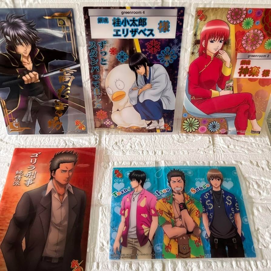 Amazon | 銀魂 クリアコレクション BIG SP 箔押しクリアプレート 5枚