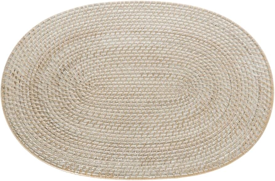 Amazon | KOUBOO ラグナ テーブルプレースマット ホワイトウォッシュ