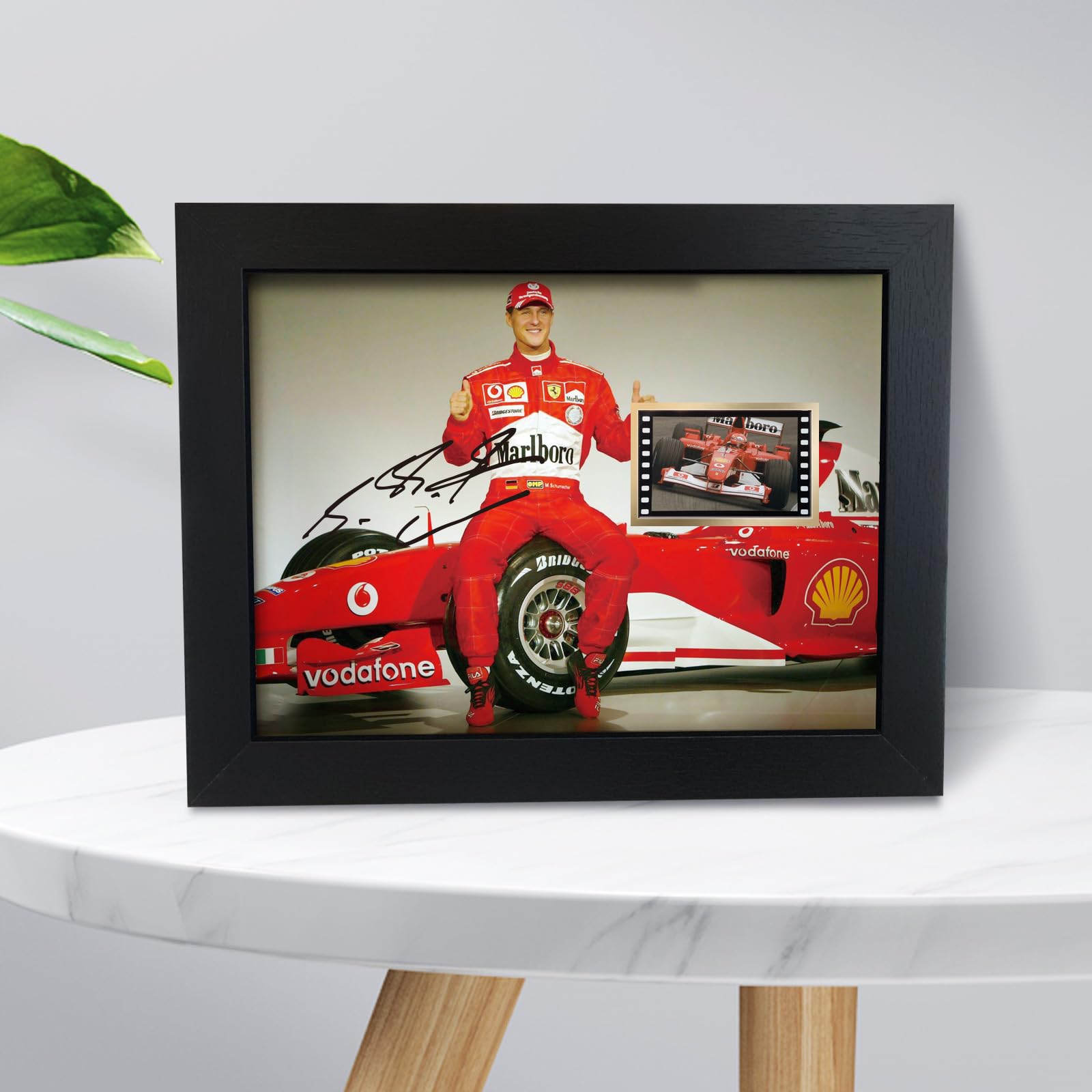 Amazon.co.jp: ORIMAMI サイン入り ミハエル シューマッハ ポスター