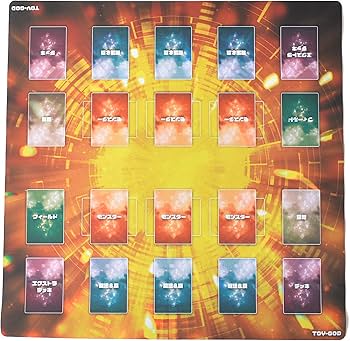 Amazon | 遊戯王 ラッシュデュエル 対応 ラバーマット 54×54cm 厚さ