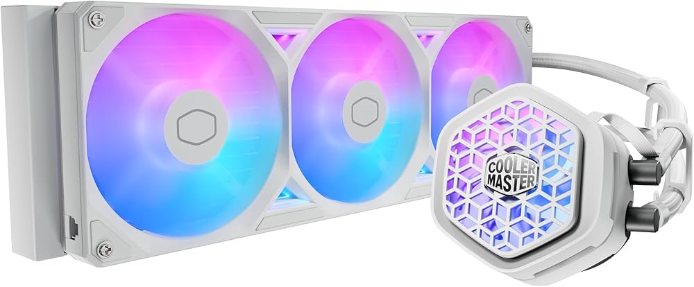 Amazon.co.jp: Cooler Master ML 360 Atmos II VRM Fan White 簡易水冷