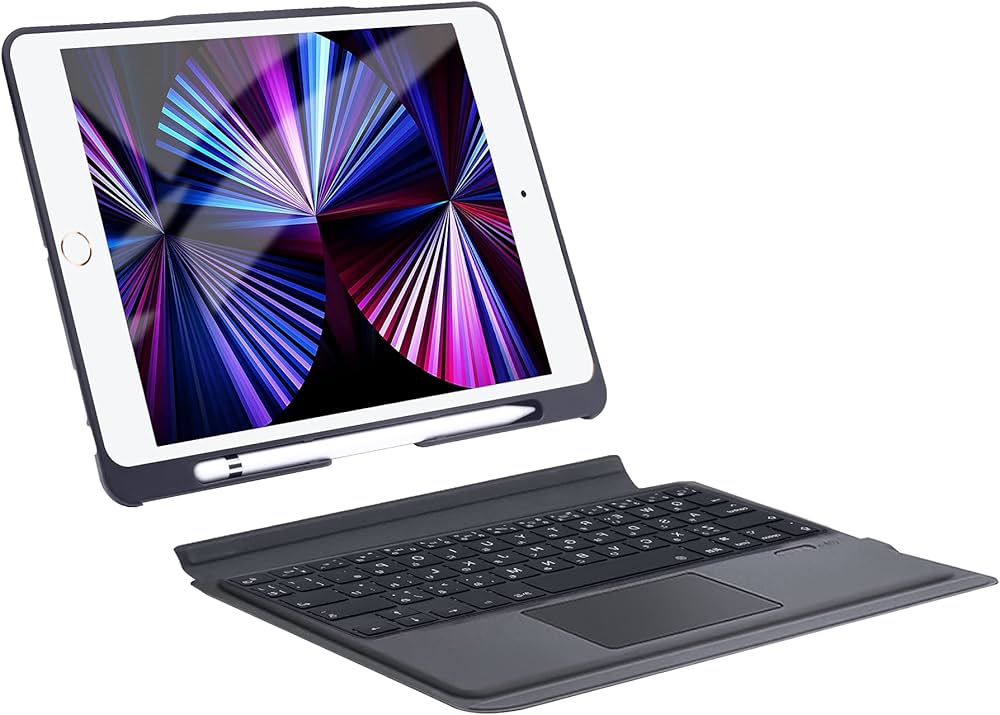 Amazon.co.jp: iPad第9世代キーボード付きケース ipad 10.2 キーボード