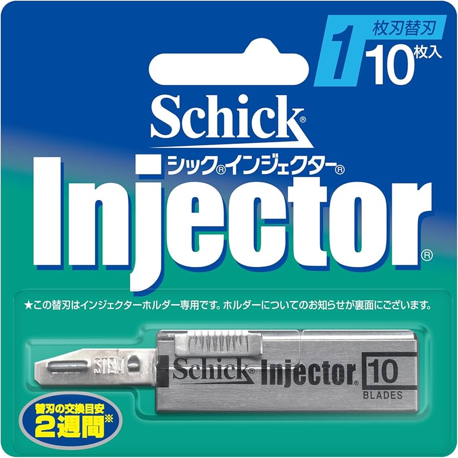 Amazon.co.jp: Schick(シック) インジェクター 1枚刃 替刃(10枚入) 髭