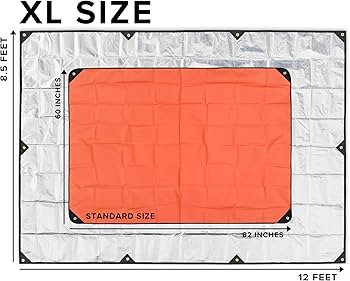 Amazon.com: Arcturus XL Survival Tarp - Insulated Reflective