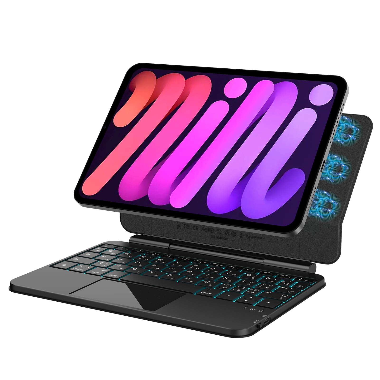 Amazon.co.jp: BETTDOW マジックキーボード 2024 Mini 7 A17 Pro 第7