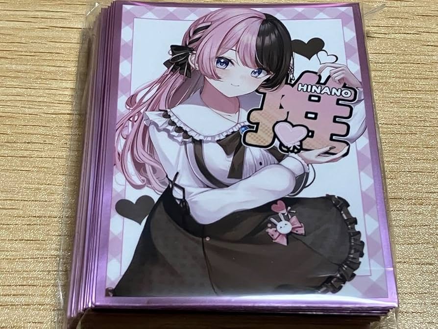 Amazon.co.jp: 白詰草 ぶいすぽ スリーブ 推し 橘ひなの : おもちゃ