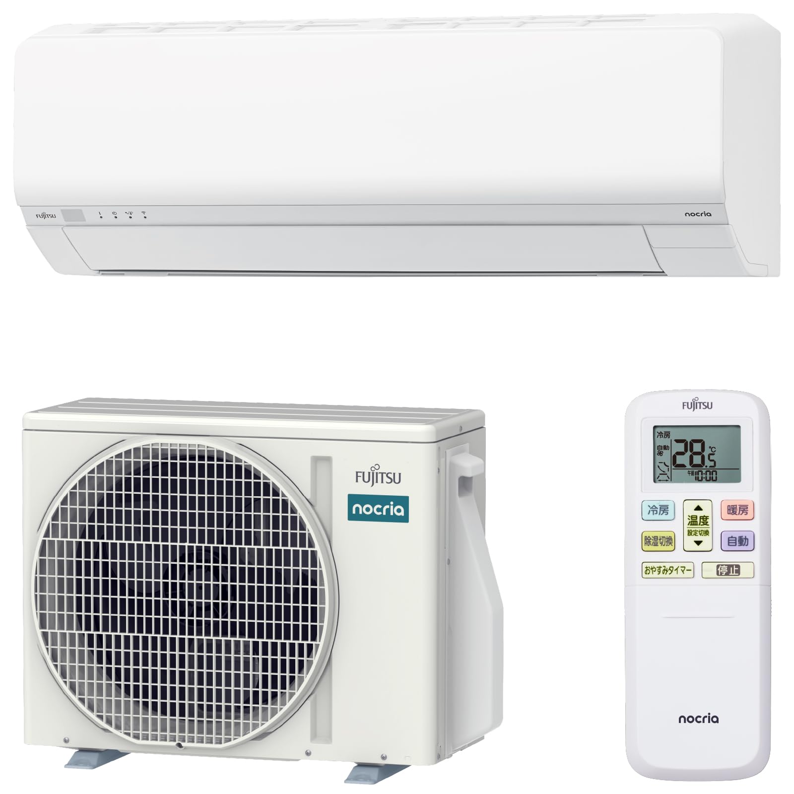 Amazon | ノクリア nocria エアコン 2025年 Lシリーズ AS-L225S-W［主