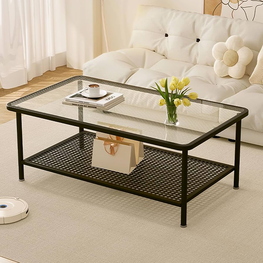 Amazon.co.jp: ローテーブル センターテーブル ガラステーブル 強化