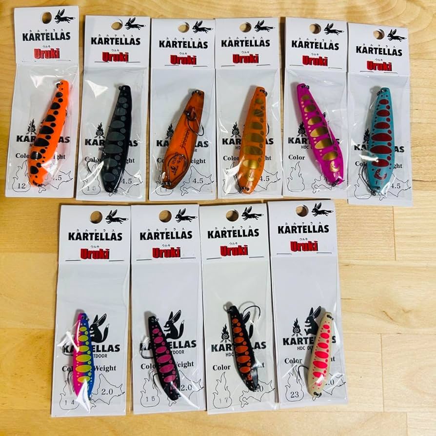 カルテラス ウルキ70 オリカラ 5点セット エリアトラウト カルテラス