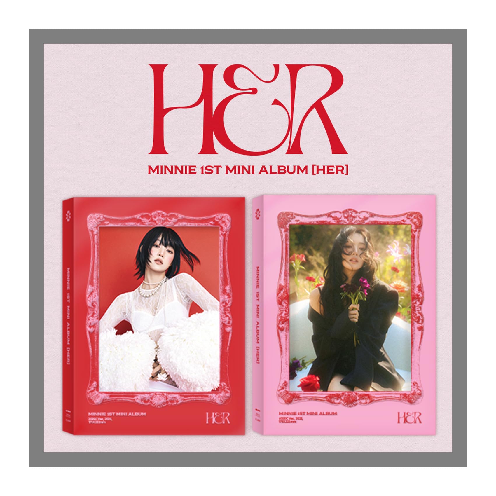 Amazon.com: (G) I-DLE Minnie HER 1st Mini Album with Tracking