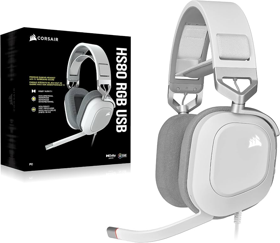 Amazon.co.jp: CORSAIR iCUE HS80 RGB USB コルセア プレミアム