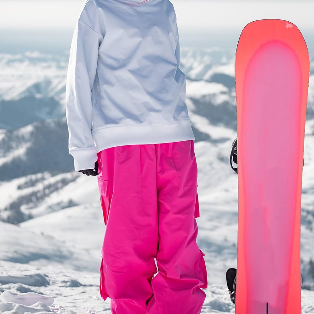 Amazon | スーパーバギースタイルスノーパンツ メンズ レディース 防水