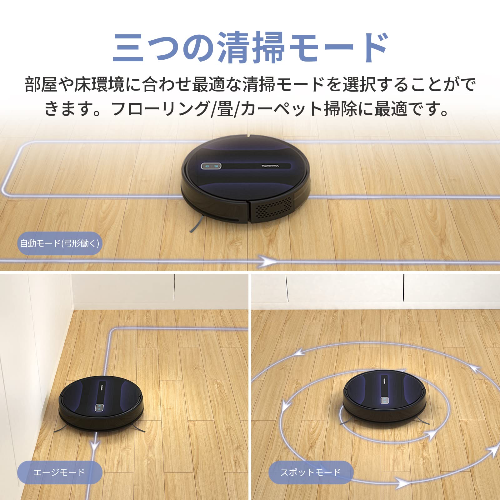 Amazon.co.jp : SYSPERL V40P ロボット掃除機 ロボットクリーナー