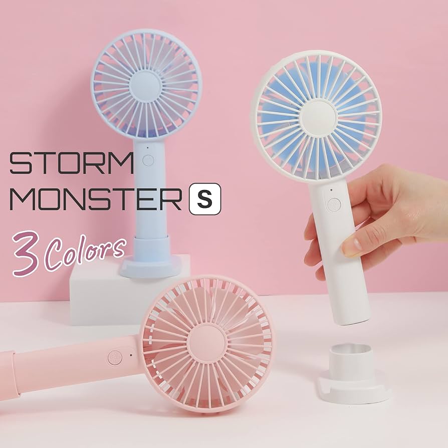 Amazon.co.jp: STORM MONSTER S ミニ扇風機 卓上扇風機 手持ちファン