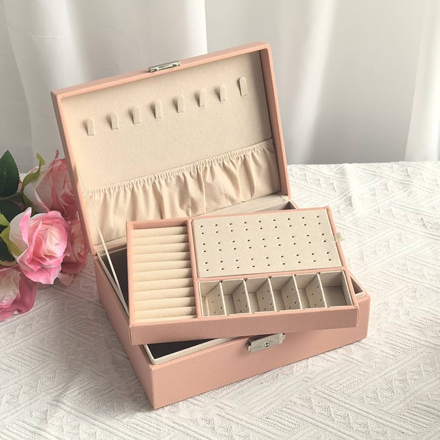 Amazon｜[FOQW] ジュエリーボックス アクセサリーケース ピアスケース