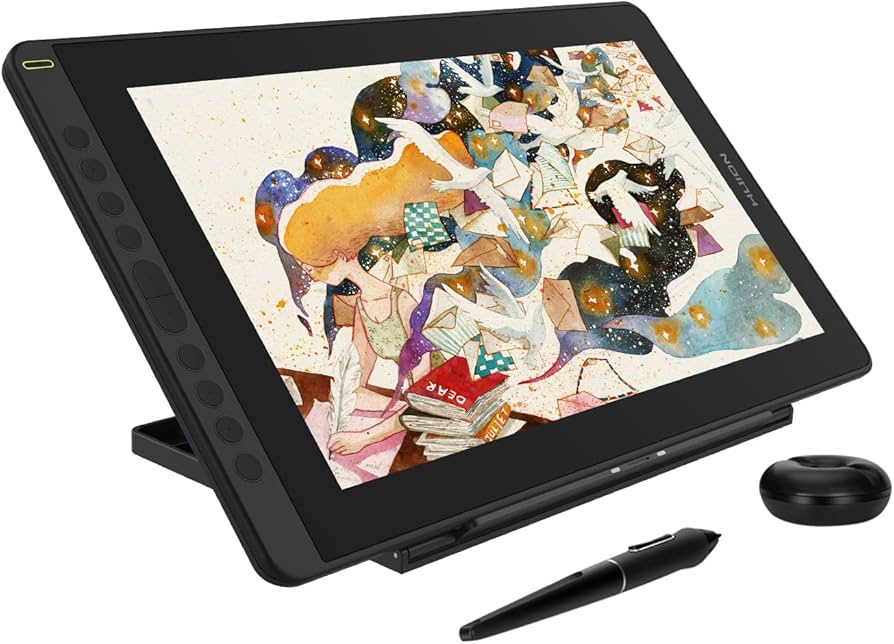 Amazon.com: 2021 HUION KAMVAS 16 Graphics Drawing Tablet with Full