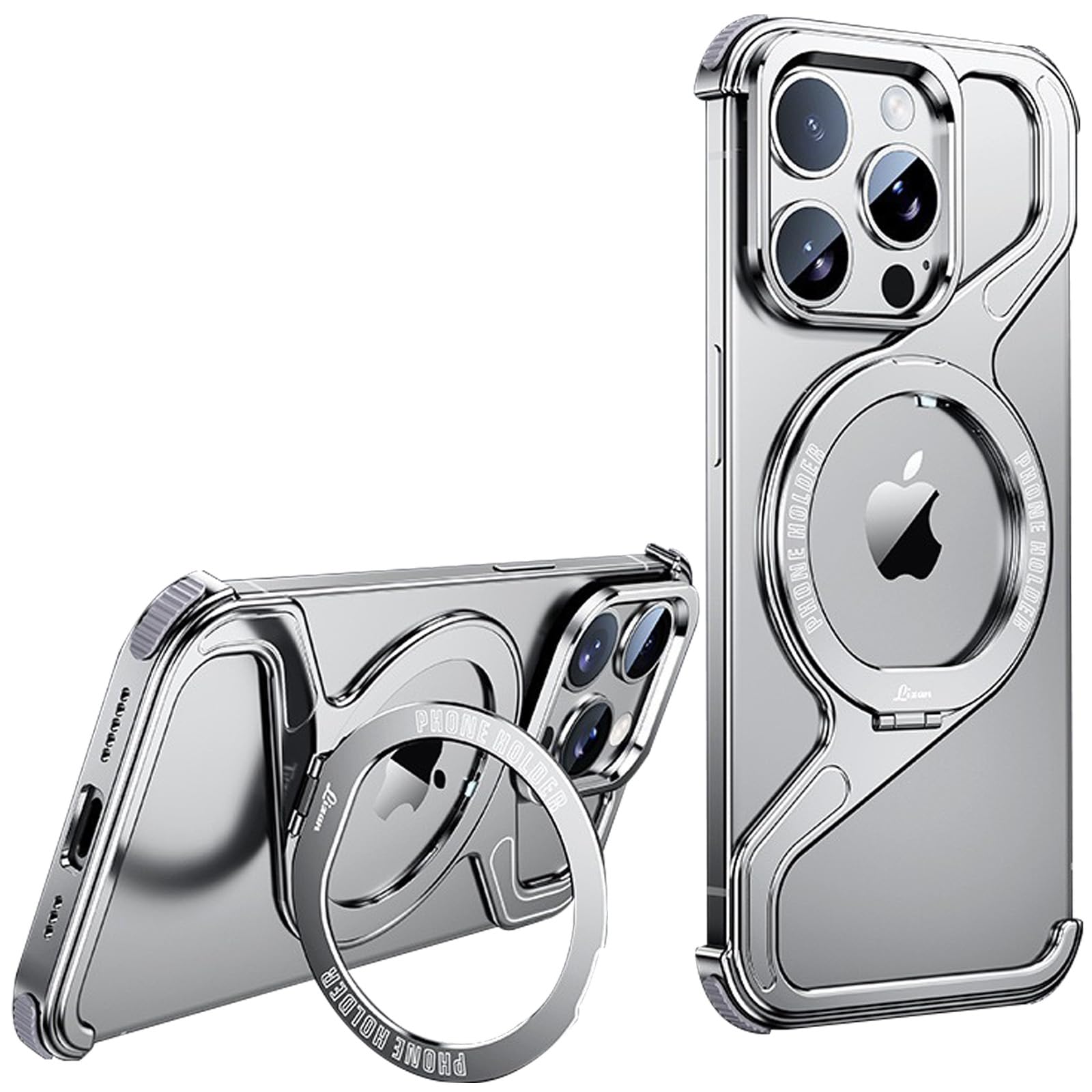 Amazon.co.jp: 【Z字型メタルスタンド・Magsafe対応】iPhone 13/13 Pro