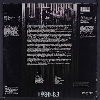 UB40 - 1980-83 LP - Amazon.com Music