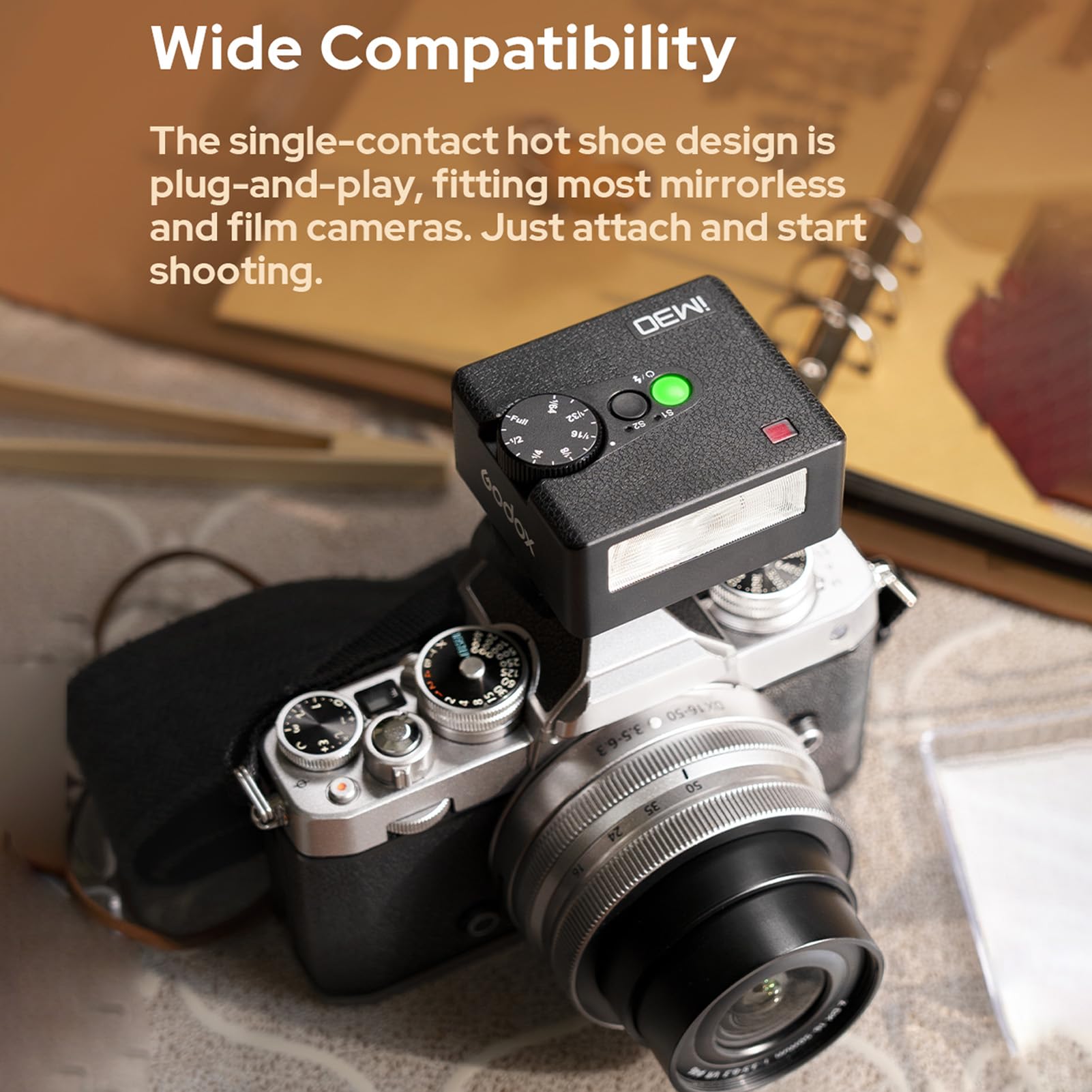 Amazon | Godox IM30 Mini カメラフラッシュ スピードライト GN15 7