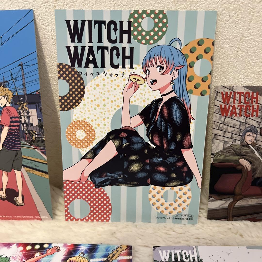 Amazon.co.jp: ウィッチウォッチ WitchWatch 特典 イラストカード 5種
