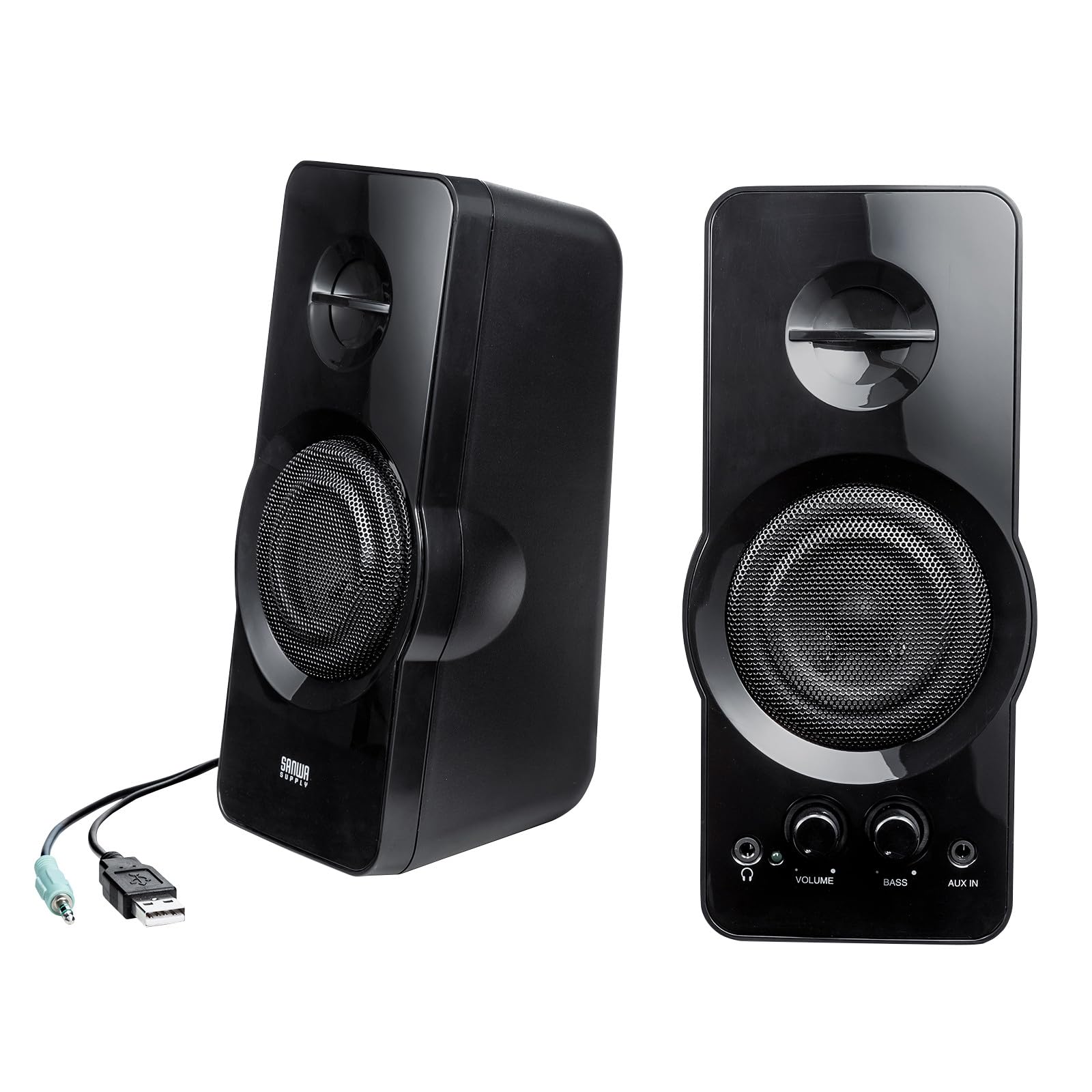 Amazon.co.jp: サンワサプライ ハイパワーUSB電源スピーカー MM