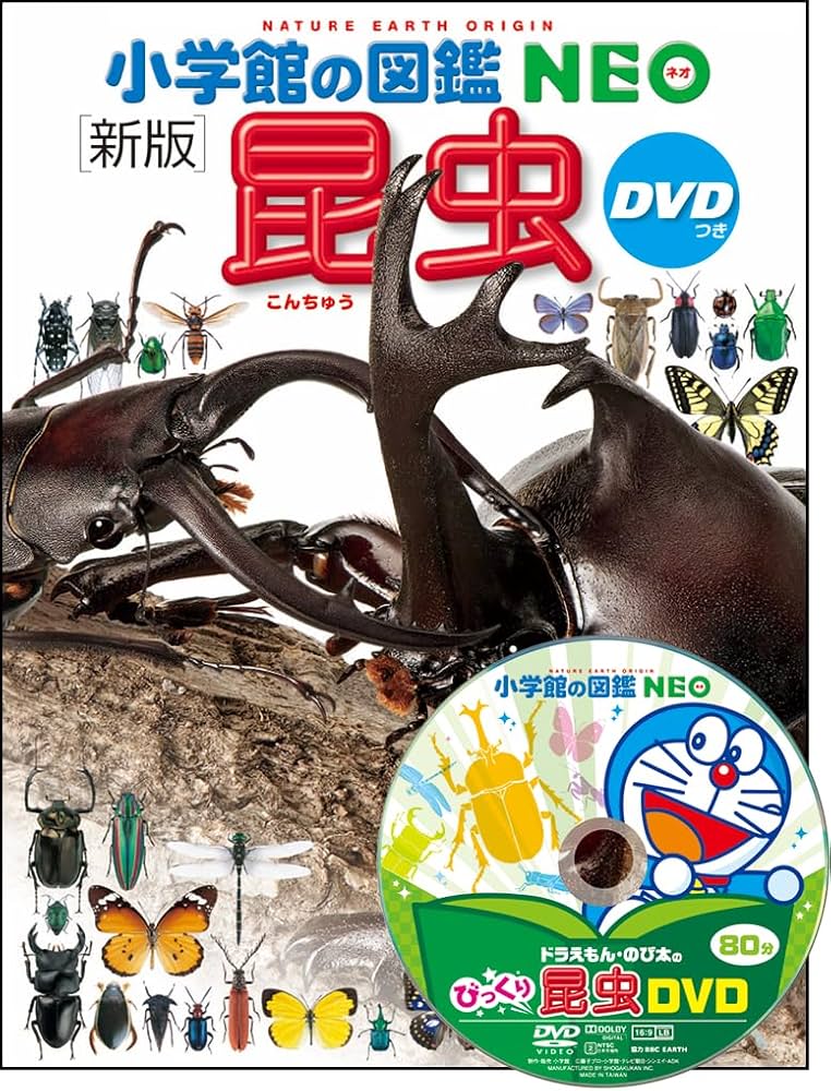 DVD付 新版 昆虫 (小学館の図鑑 NEO) | 小池 啓一, 小野 展嗣, 町田