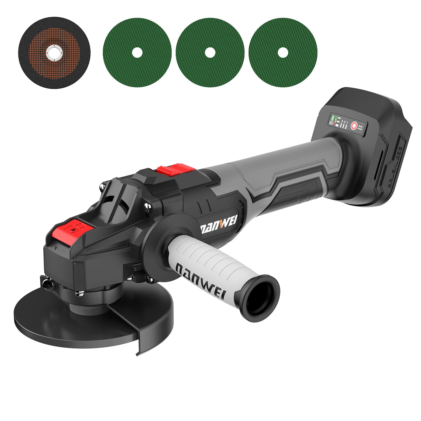 Amazon | NANWEI 充電式ディスクグラインダー マキタ18Vバッテリー対応