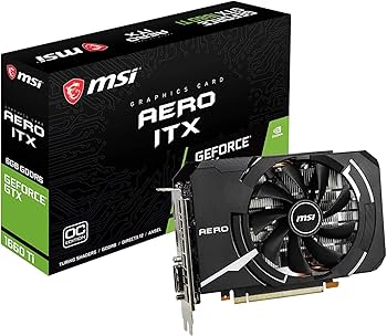 Amazon | MSI GeForce GTX 1660 Ti AERO ITX 6G OC グラフィックス