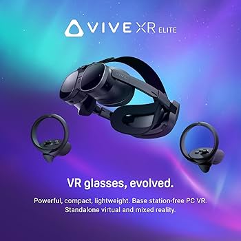 Amazon.com: HTC Vive XR Elite with Deluxe Pack — Mixed Reality and