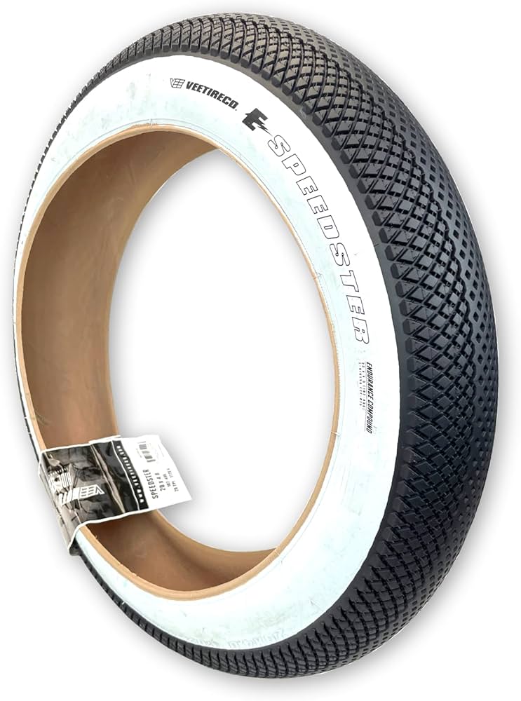 Amazon.com : Vee Tire 20x4.0 White Wall Bike Tire Speedster E-Bike