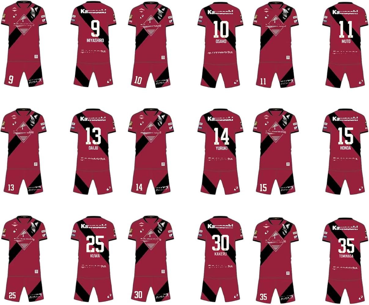 Amazon.co.jp: [HALASRTB] 2025シーズン ヴィッセル神戸 非公式 子供