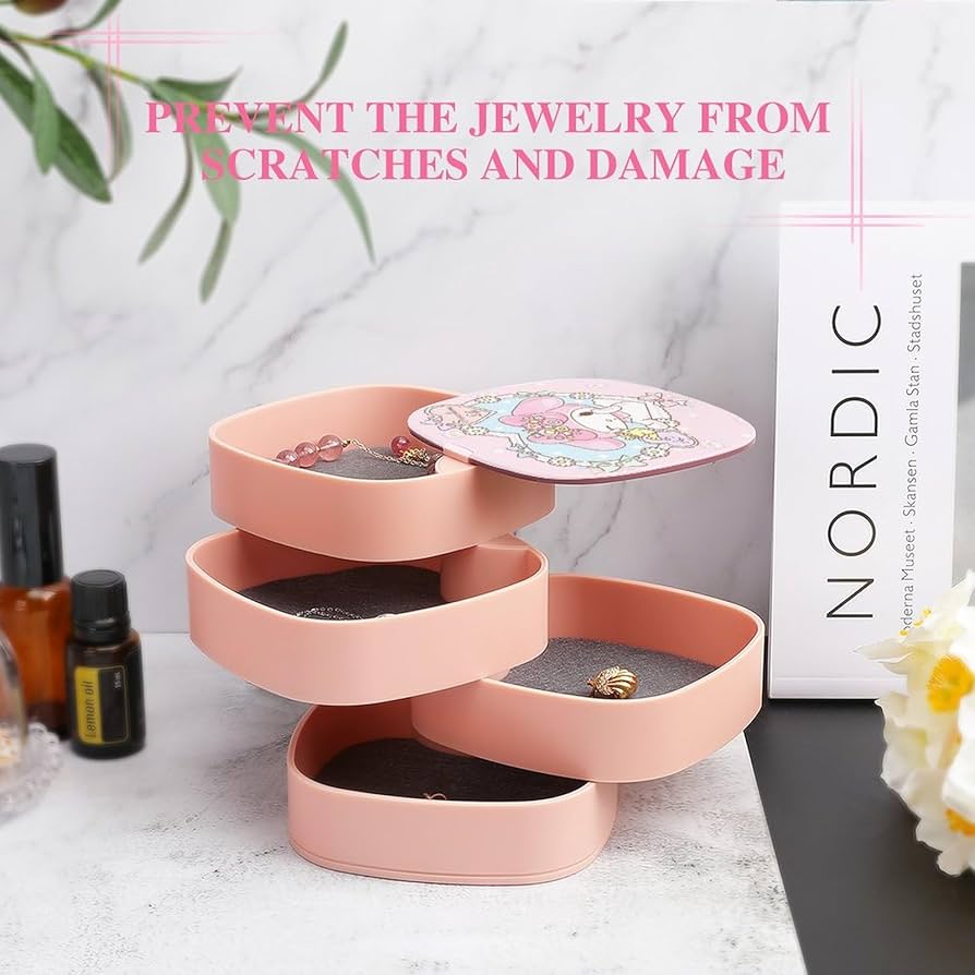 Amazon｜マイメロ ジュエリーボックス アクセサリーケース 4段