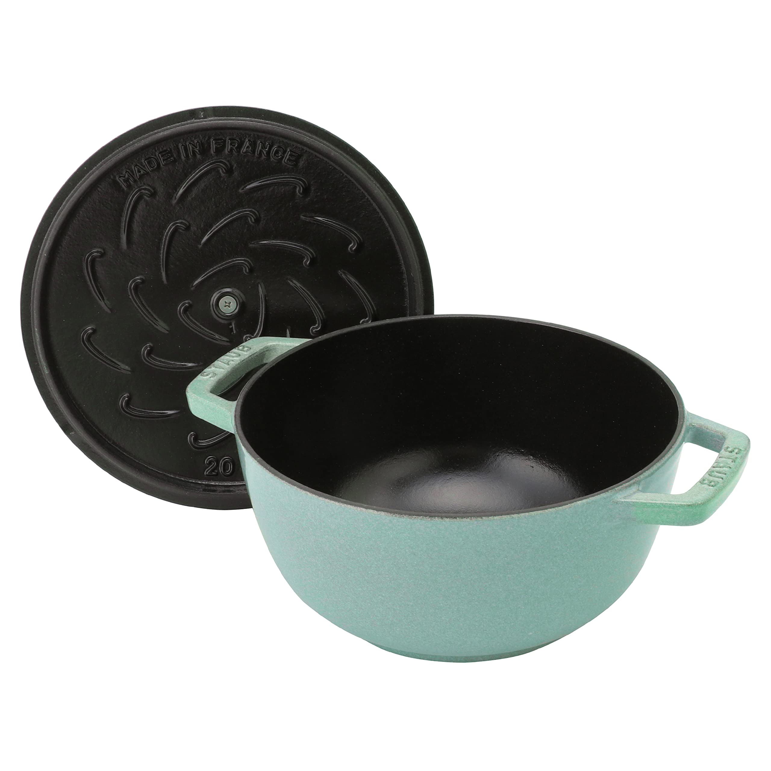 Amazon.co.jp: staub ストウブ 「 ワナベ セージグリーン L 20cm