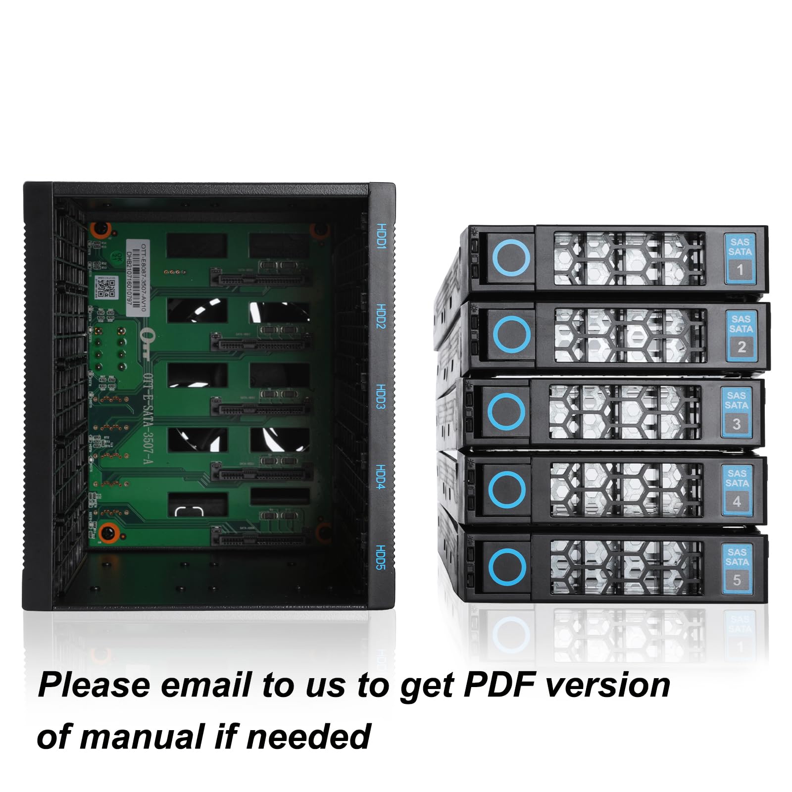 Amazon.co.jp: RackChoice 内蔵ハードドライブエンクロージャ 5x2.5