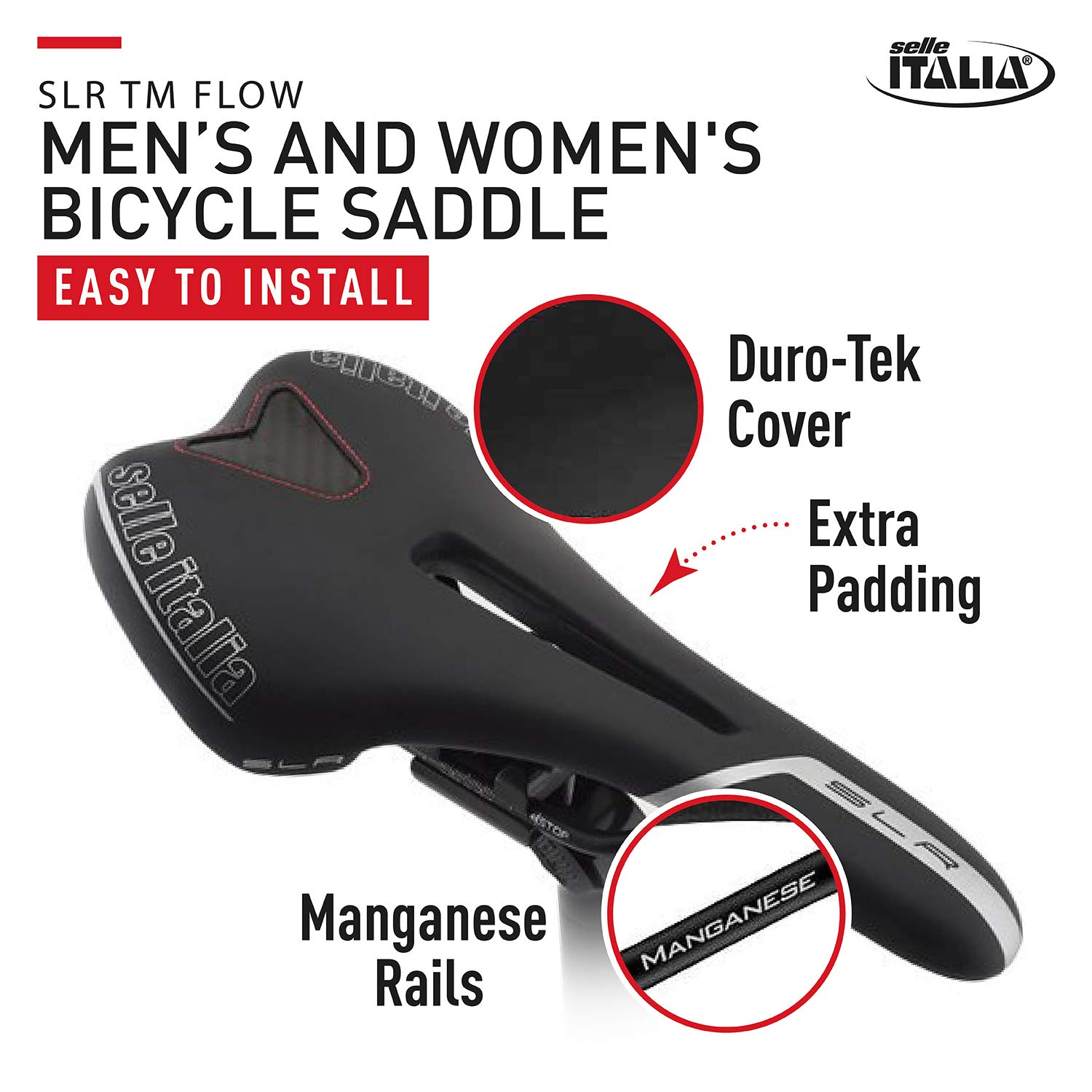 Amazon | SELLE ITALIA(セライタリア) SLR TM Mn BLK FLOW ブラック