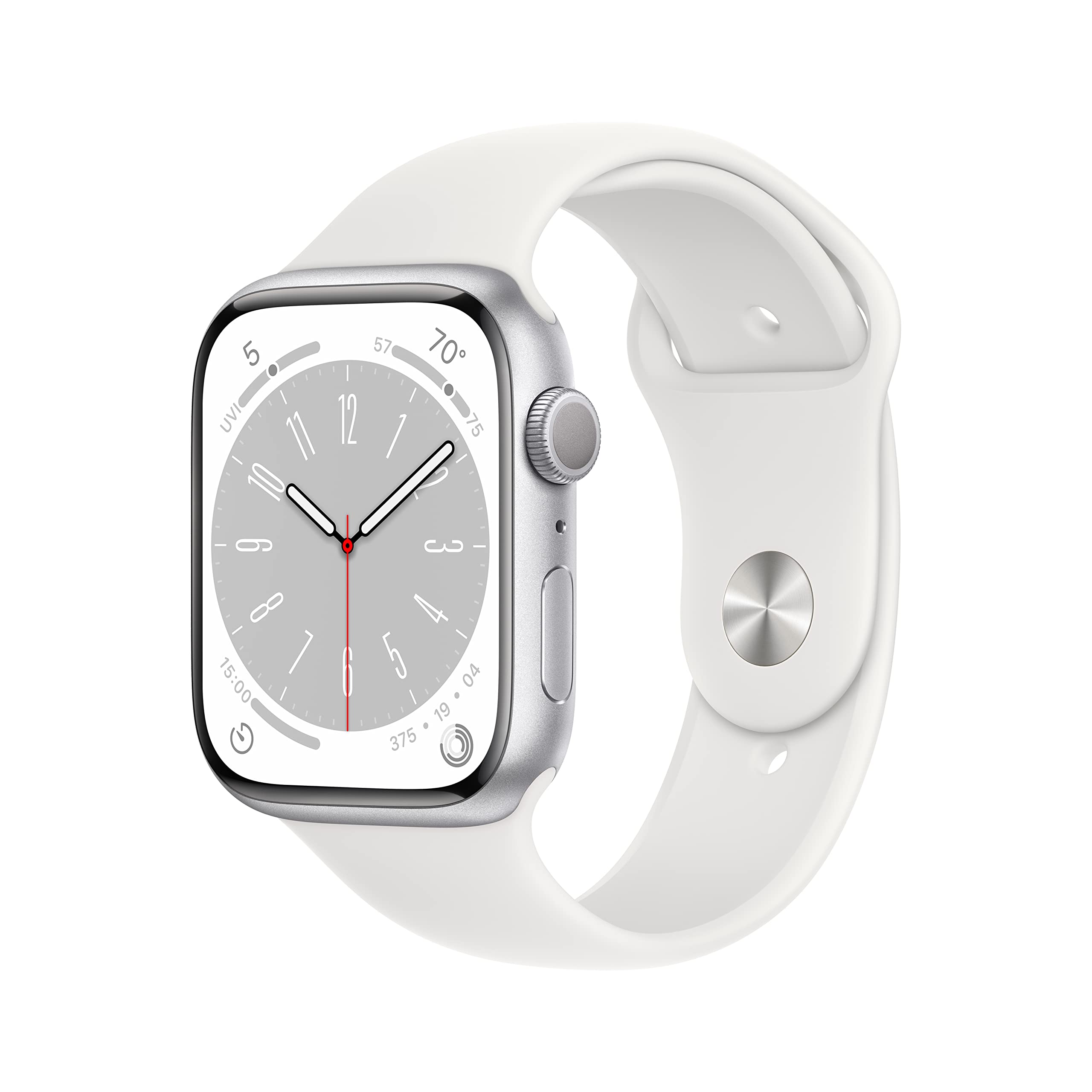 Amazon.com: Apple Watch Series 8 [GPS, 45mm] - Silver Aluminum