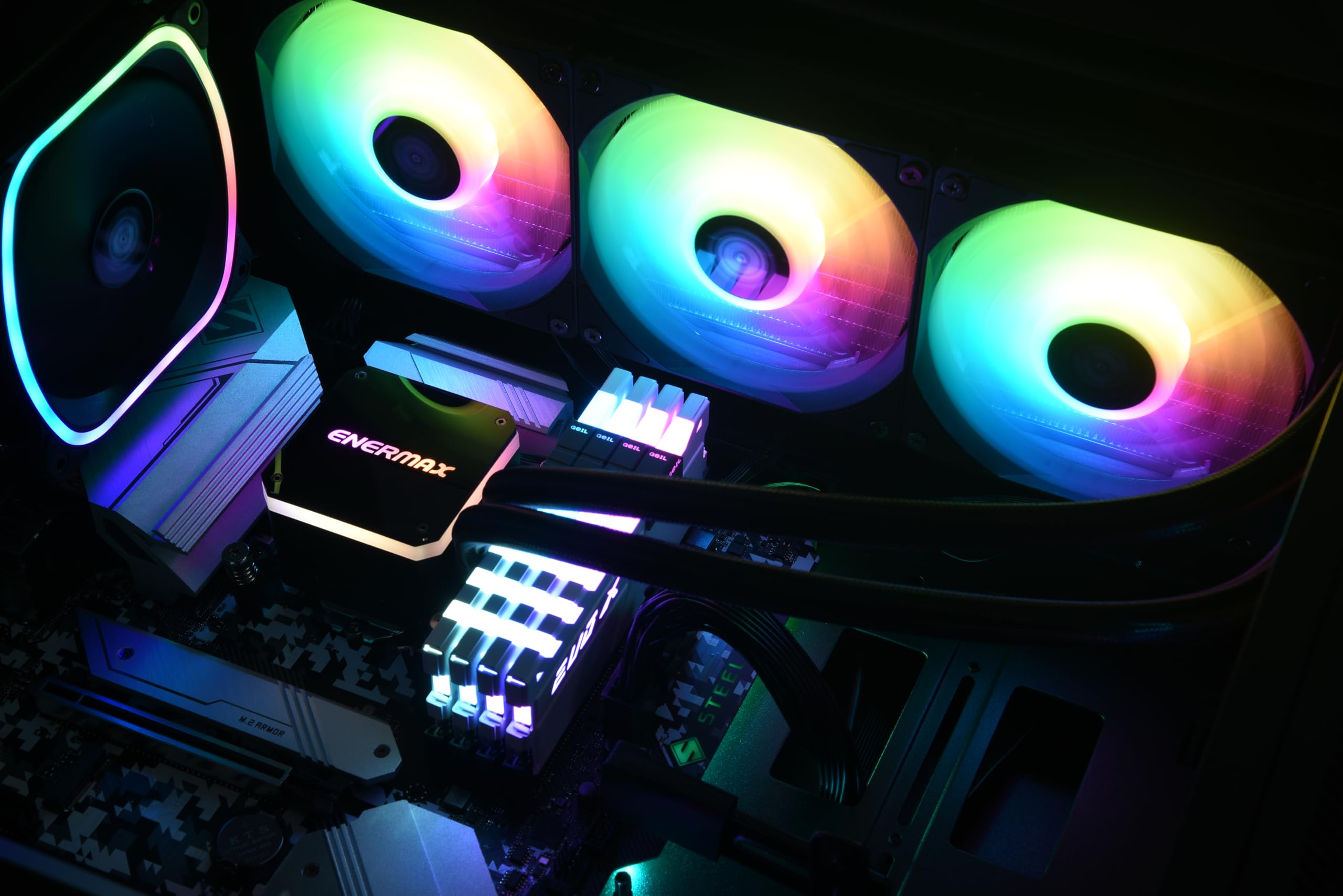 Amazon | ENERMAX アドレッサブル型RGB LED水冷CPUクーラー