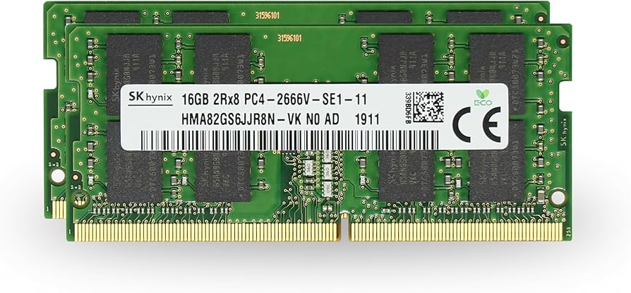 SK Hyn(Hynix) Original 32GB (2x16GB) DDR4 2666MHz PC4-21300 SODIMM