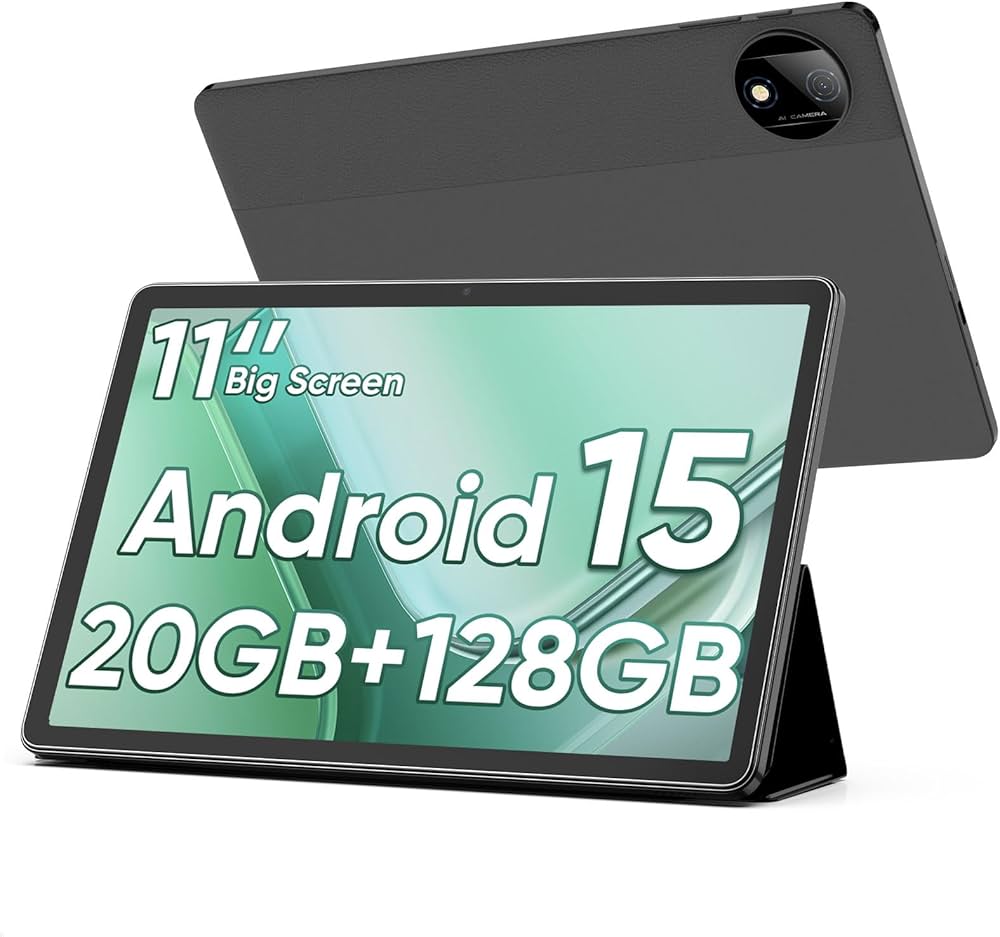 Amazon.co.jp: タブレット、11インチLCDディスプレイ付きAndroid 15