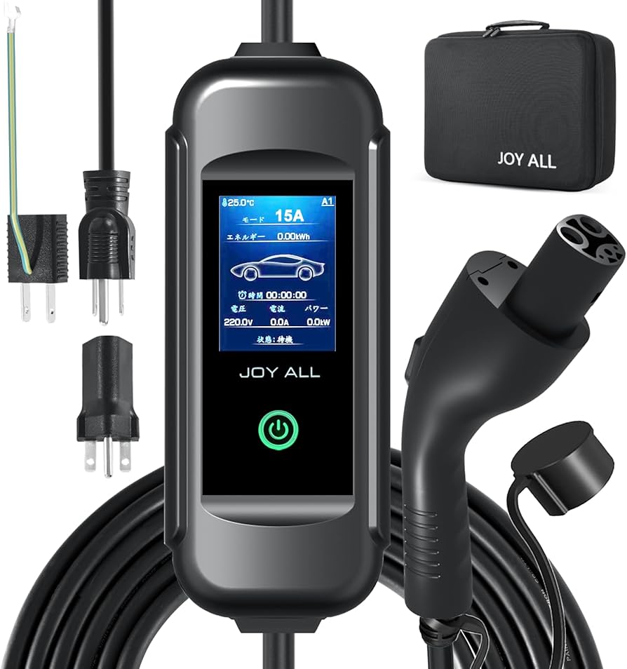 Amazon.co.jp: joy all テスラ規格EV 充電ケーブル 電気自動車 充電器