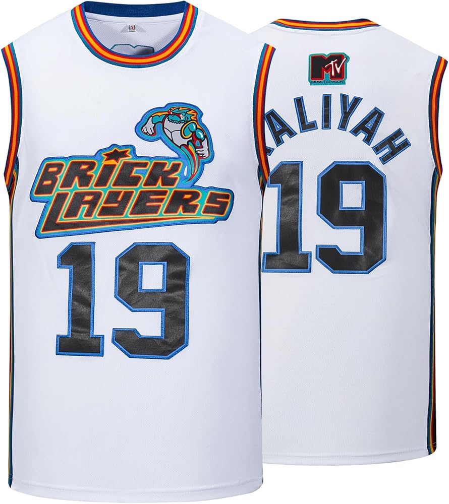 Amazon.com : Afuby Aaliyah Jerseys 19 Bricklayers Rock N Jock 90s