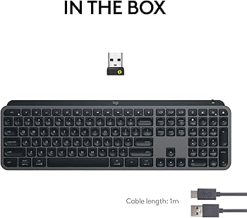 Amazon.com: Logitech MX Keys S Wireless Keyboard, Low Profile