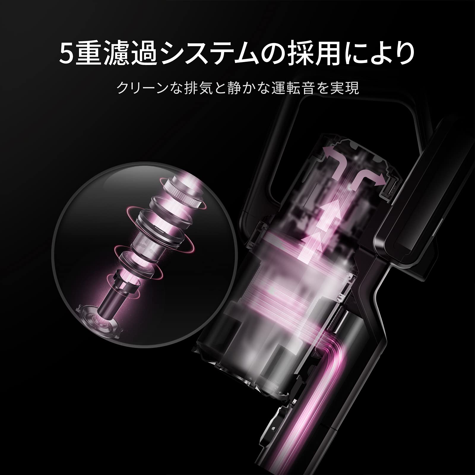 Amazon | COMFEE' 掃除機 コードレス 自走式スティッククリーナー