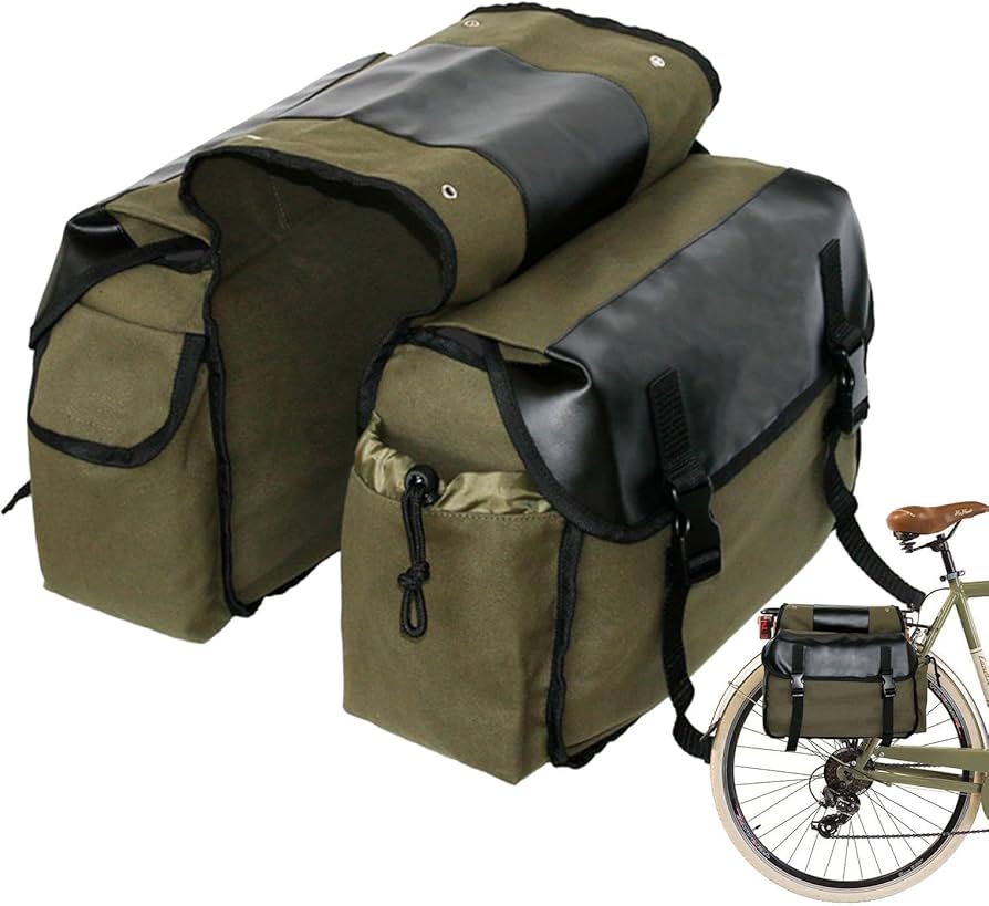 Amazon.co.jp: ダブルサイドバイクラックバッグ 両面自転車ラック