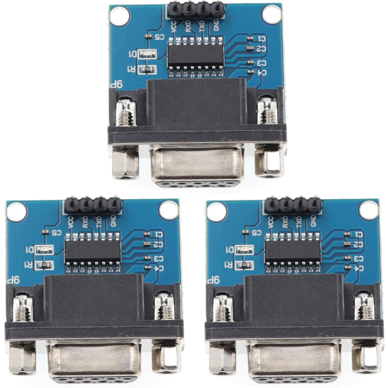 Amazon.co.jp: RASBEE 3個 RS232 TTLコンバーターモジュール COM