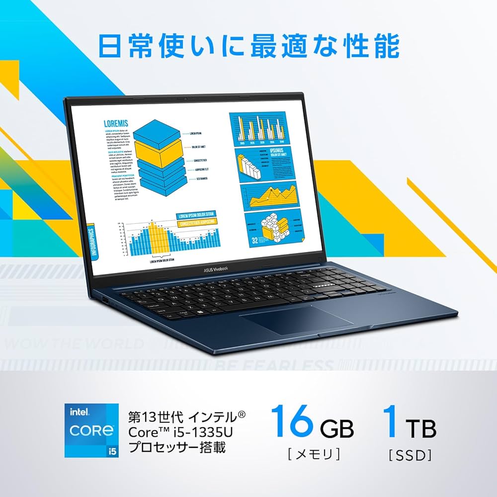 Amazon.co.jp: ASUS ノートパソコン Vivobook 17 17.3インチ 第13世代